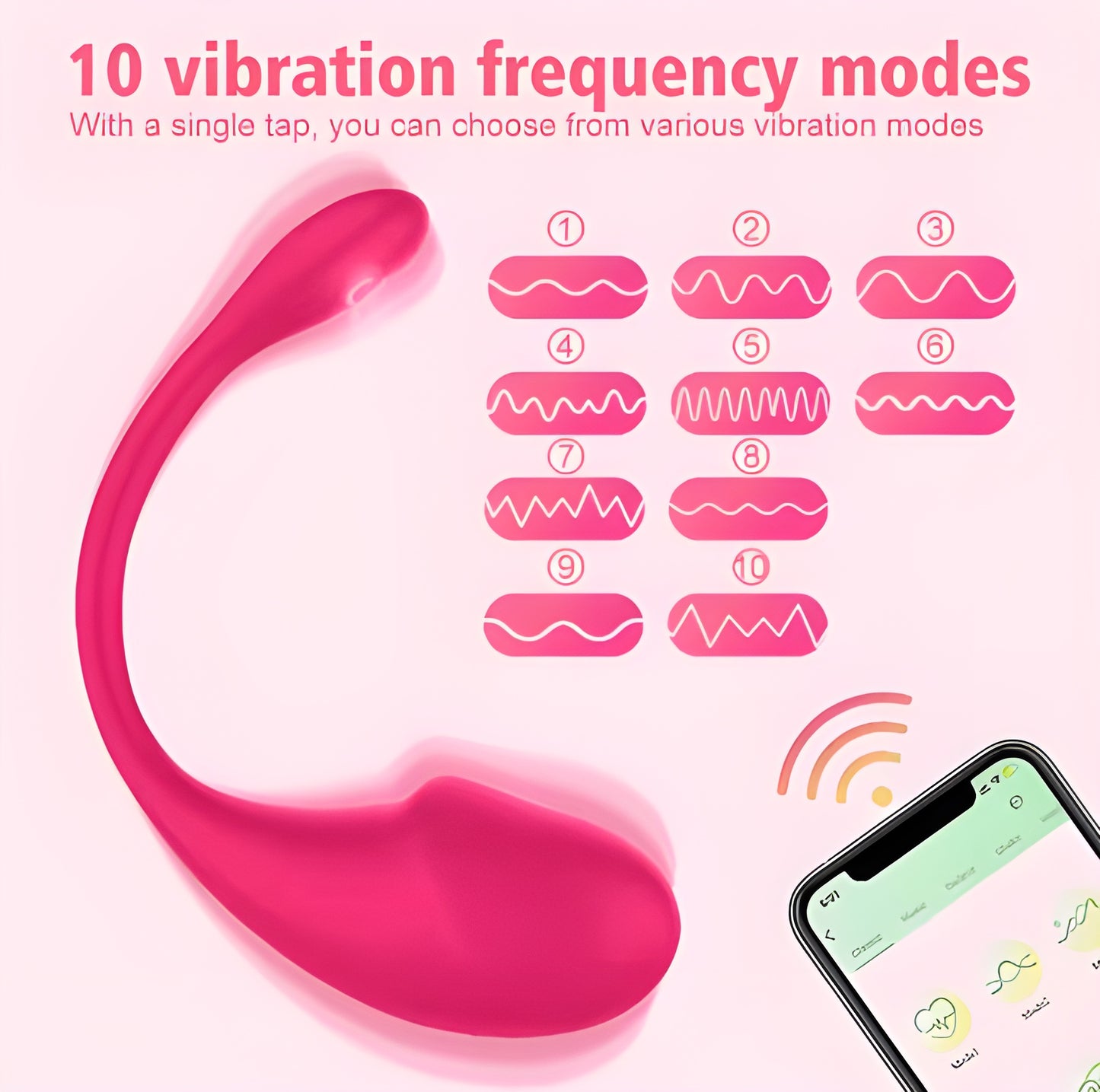 Mobil Vibrator 10 modes