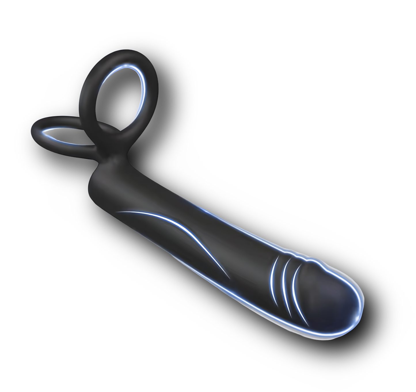 Vibrerande Strap-On | Dubbel Dildo